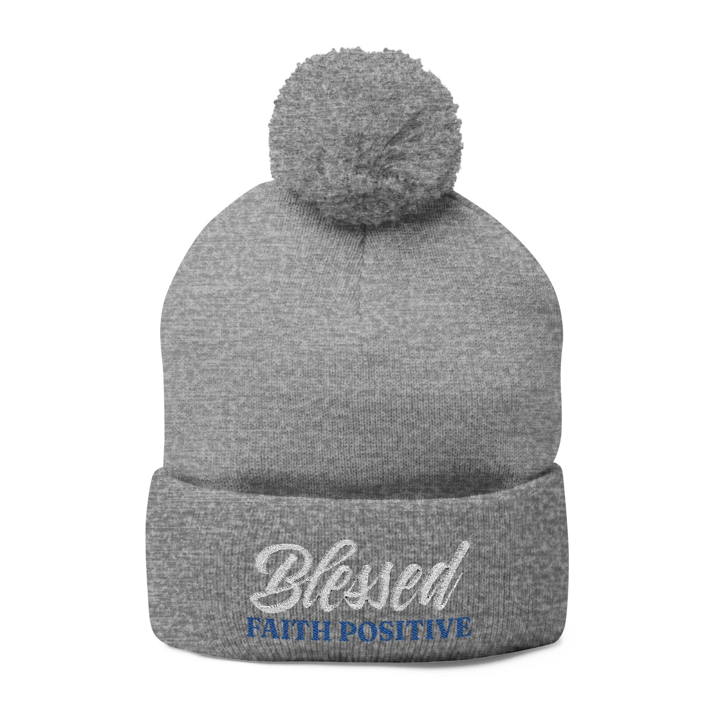 Blessed Pom-Pom Knit Beanie