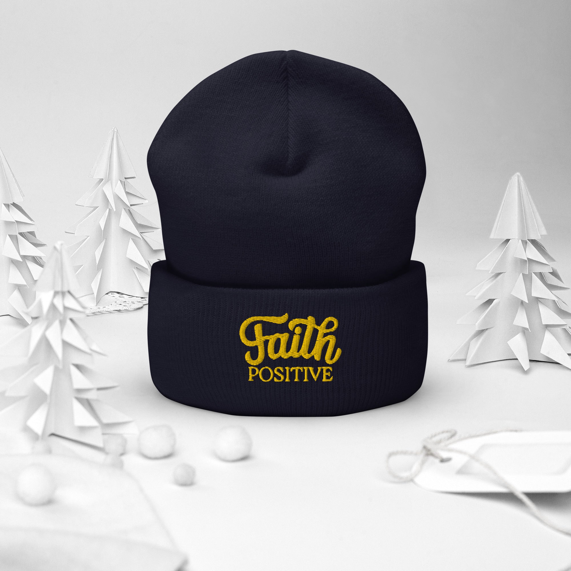 Faith Positive Cuffed Beanie